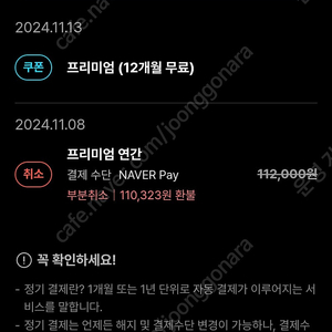 티빙 2개월 7천 (~25.11.13)