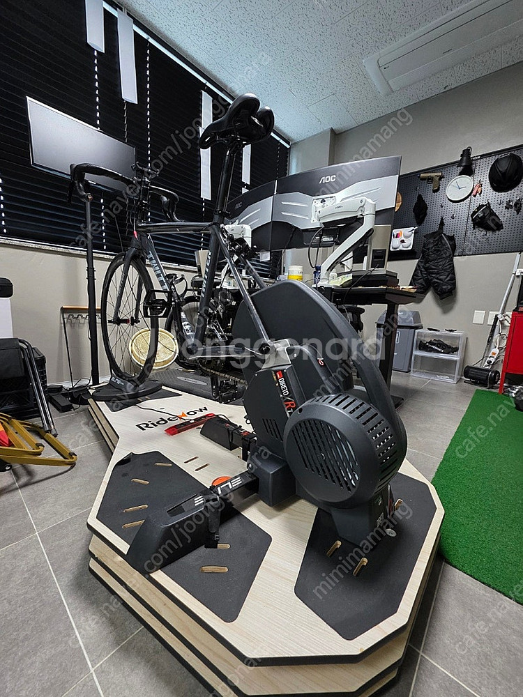 엘리트 디레토 XR-T 스마트로라 + 라이드나우 락킹 3단 라커보드 + 자전거--0