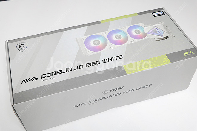 MSI MAG 코어리퀴드 I360 수냉쿨러 / 화이트 ...--0