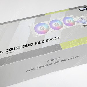 MSI MAG 코어리퀴드 I360 수냉쿨러 / 화이트 컬러