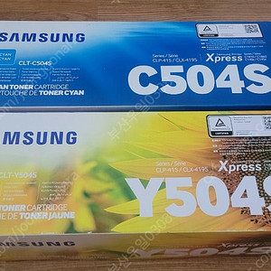 삼성 CLT-504 정품토너 팝니다
