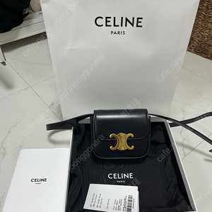 셀린느 미니 클로드 블랙 트리옹프 미니백