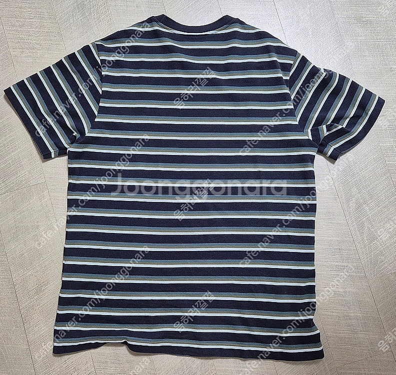 25SS 메종키츠네 팍스 패치 스트라이프 L사이즈--1