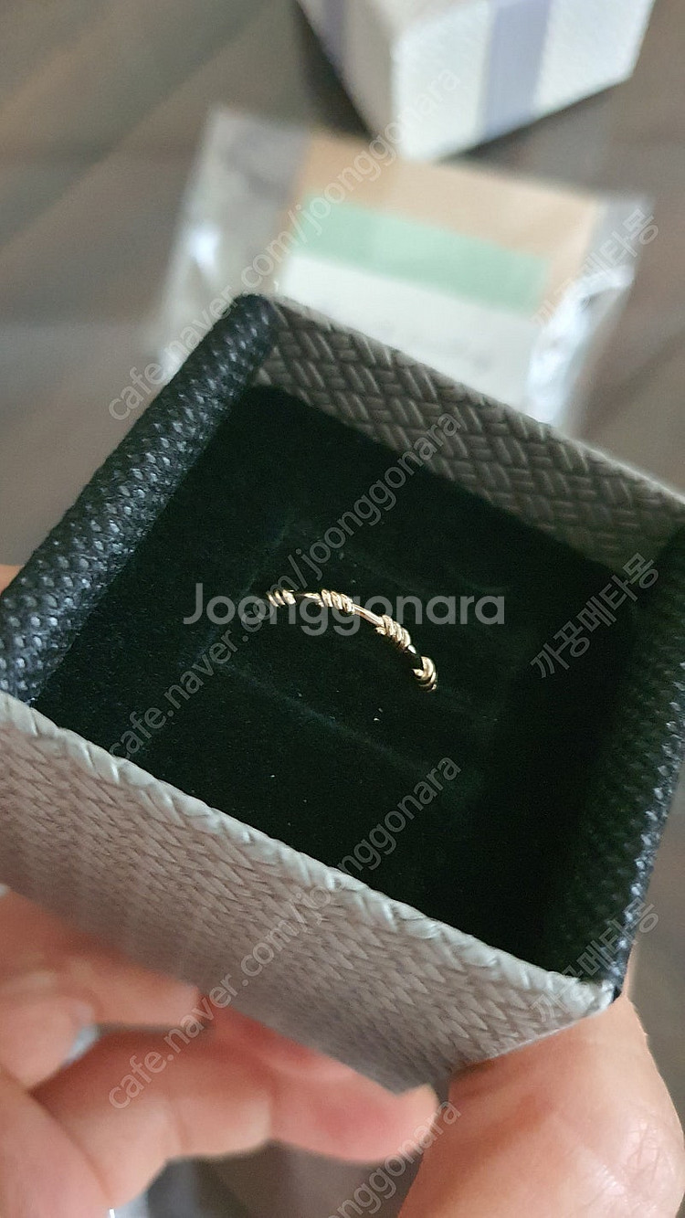 14k 데일리 반지. 꼬임반지. 13호--3