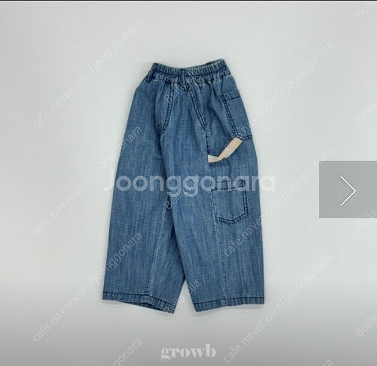 그로우비 마이팬츠 데님js--0