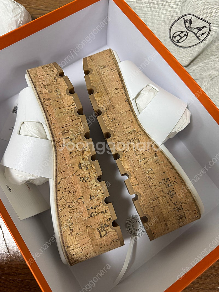 에르메스 에제 화이트 37사이즈--8