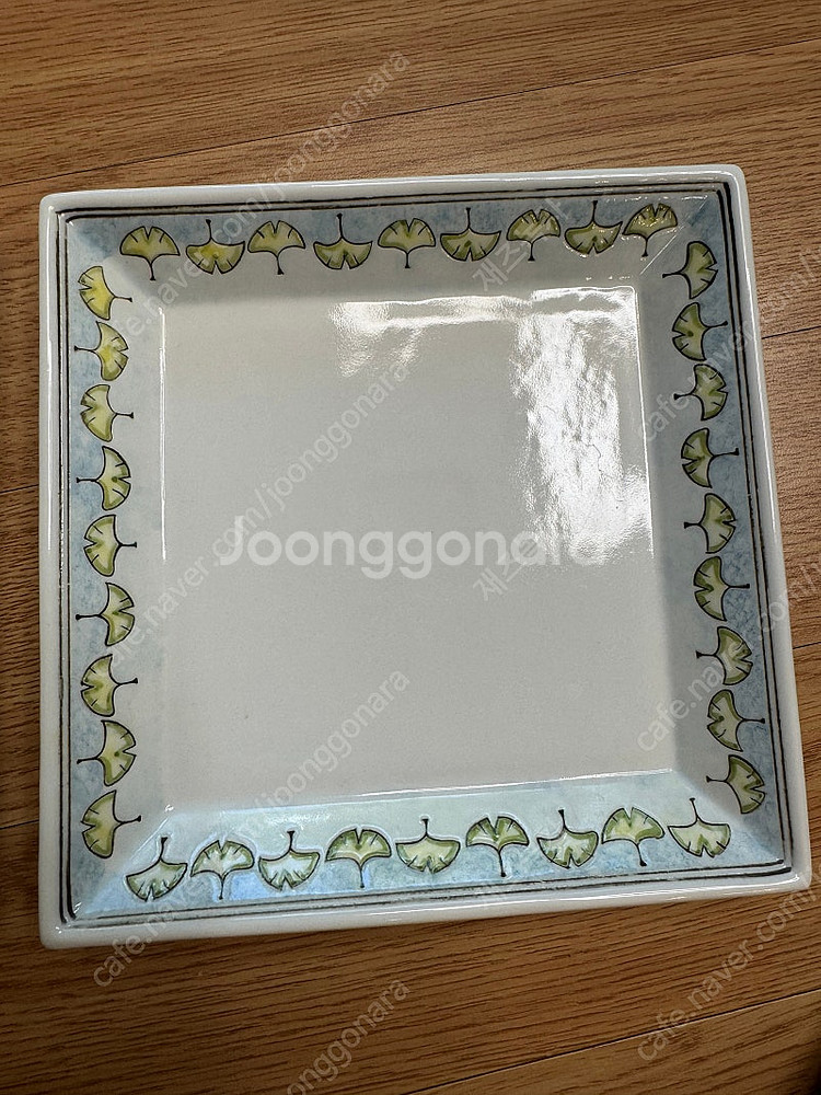 우일요 단풍 사각 접시--0