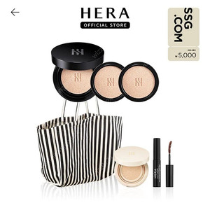 공식브랜드관정품 헤라 블랙 쿠션 파운데이션 디럭스 SPF34/PA++ 15gx3 (본품1개+리필2개)