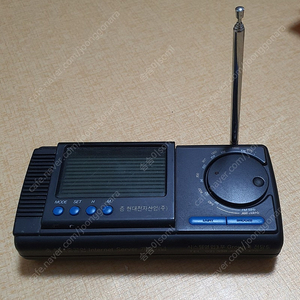 90년대 고전 휴대용 라디오 현대전자 레트로
