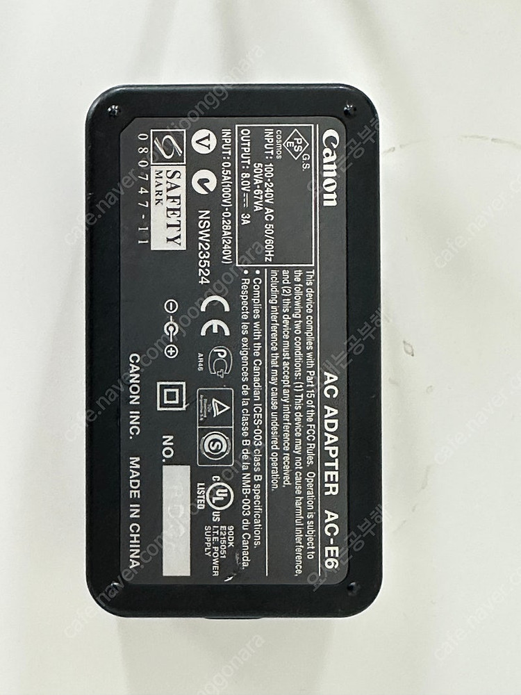 캐논 5D 마크2 AC 전원 어댑터 / CANON 5D MARK 2 AC ADAPER AC-E6 5개 이미지