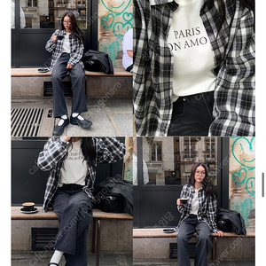 모코블링 이지체크셔츠 체크셔츠 카라셔츠 긴팔셔츠 루즈핏셔츠 기본셔츠 가을셔츠
