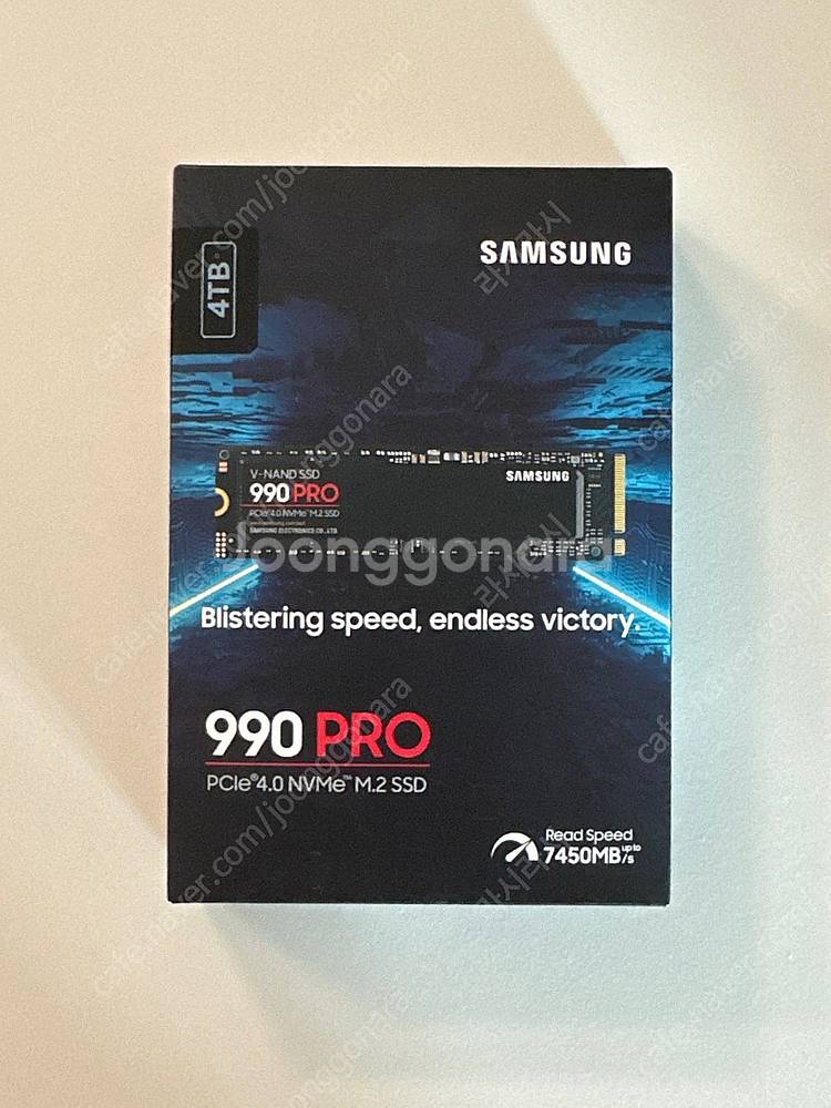 [새제품] 삼성 990 PRO 4TB SSD--0
