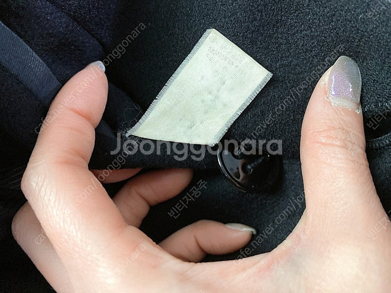 (정품)타임옴므하이넥가능더블버튼울하프코트(남성용95)--7