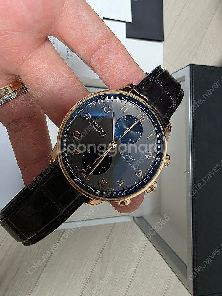 IWC 포르투기저 금통 블랙--0