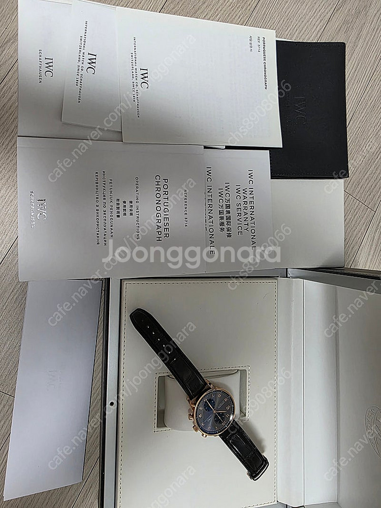 IWC 포르투기저 금통 블랙--4