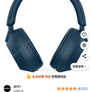 소니 노이즈캔슬링 블루투스 해드폰