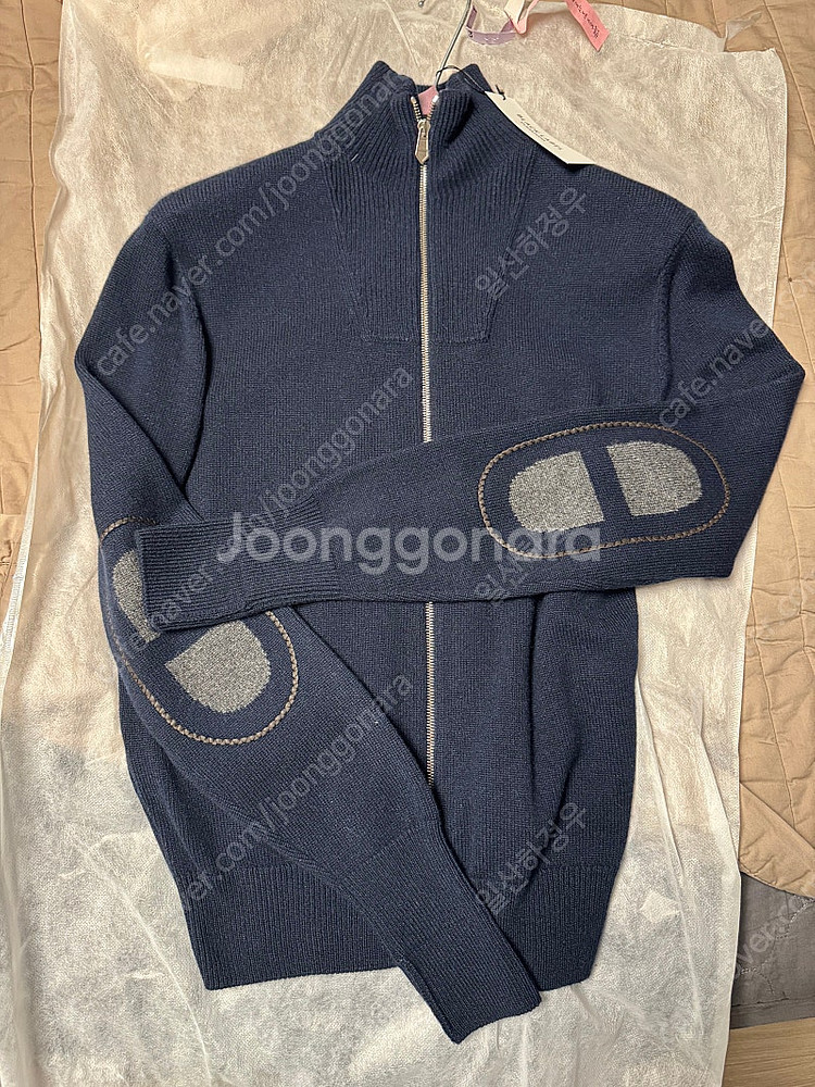 에르메스 샹달 캐시미어 집업 (M)--0