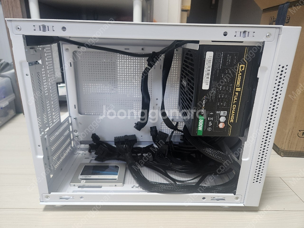 PC케이스 np200 화이트+마이크로닉스800w 브론즈...--1