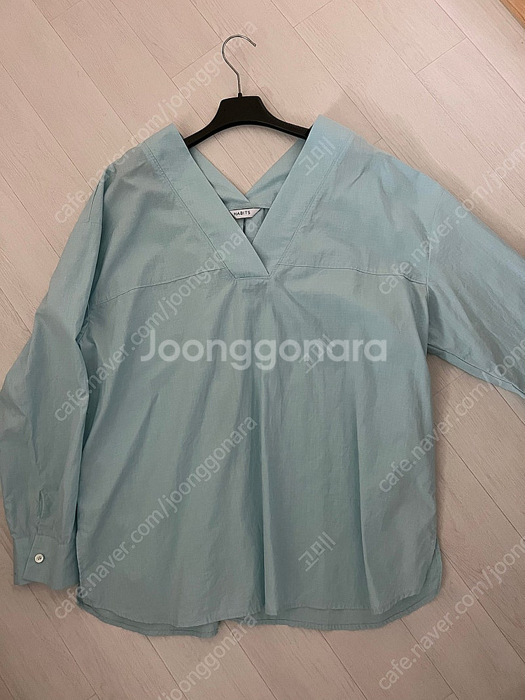 해비츠 블루셔츠--0