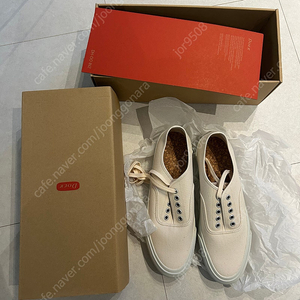 Doek Shoe(둑슈즈)/옥스퍼드 에크루/260사이즈/새상품/10만
