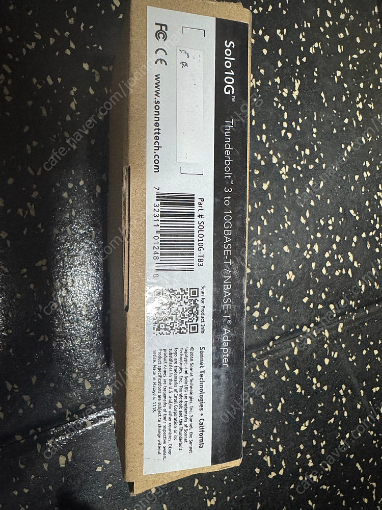 Sonnet Solo 10G 썬더볼트 랜카드--1