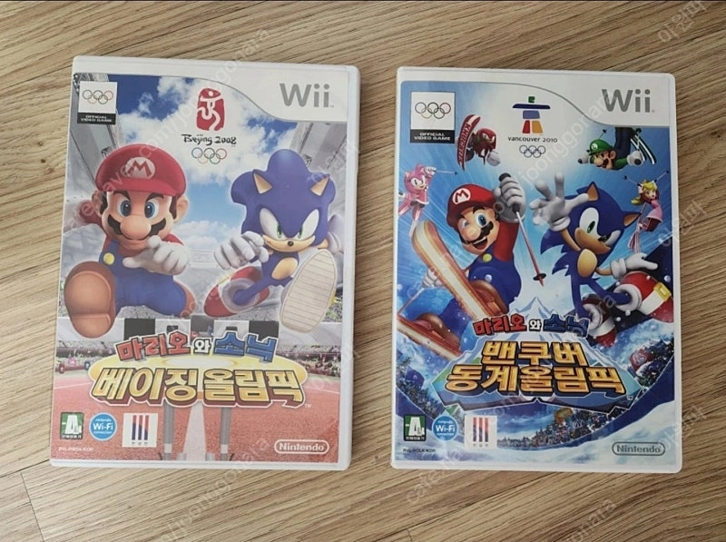 닌텐도위 wii 올림픽 게임 시리즈 2개 일괄 판매합니다. 이미지