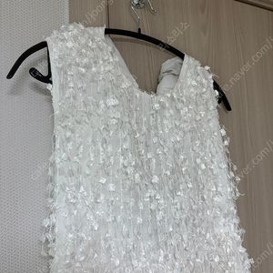 가니송 스노우 플라워 드레스 Bridal Snow Flower Dress_white