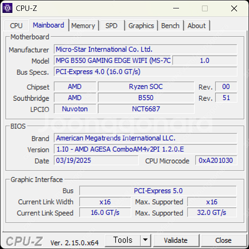MSI MPG B550 게이밍 엣지 Gaming Edg...--1