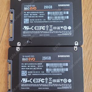 삼성SSD 860EVO 250G 2개 판매합니다
