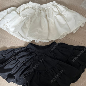 워니리본 블랙 화이트 M