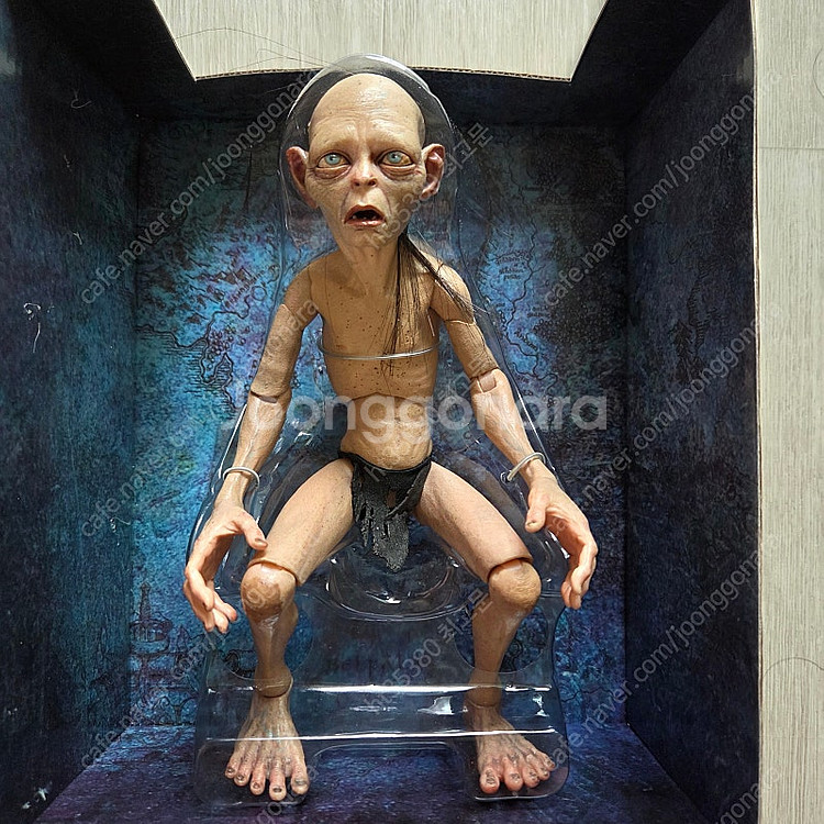 네카 반지의제왕 스미골+두개의탑 DVD 골롬 피규어 셋트(개봉양품) 2세트일괄--3