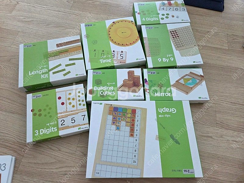 플레이팩토 먼슬리 스텝2. 교구교재 8종 세트(택포)--3