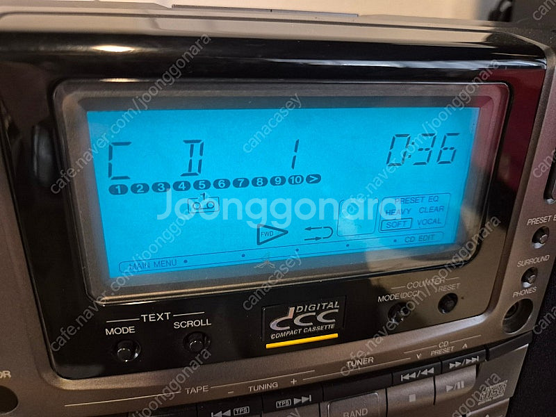 소장용 파나소닉 빈티지 고급 올인원 오디오--1
