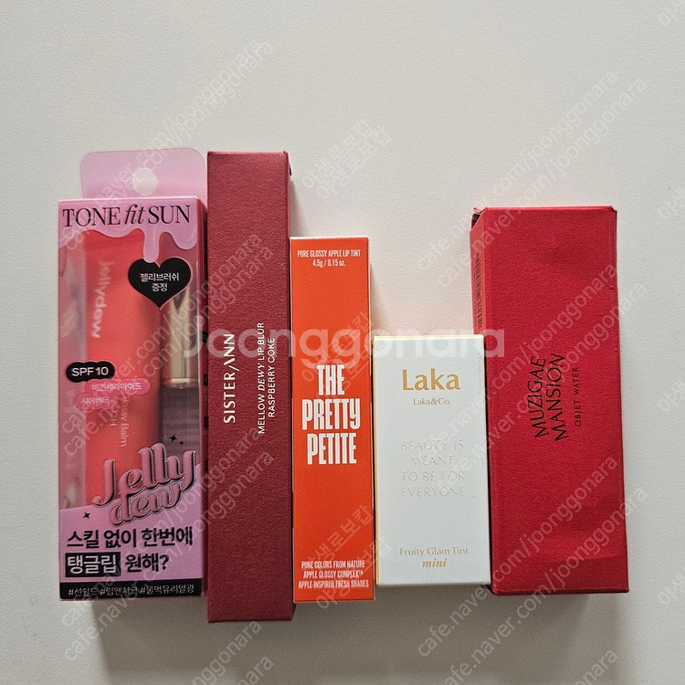 폰들리 슬립 틴트, 라카 프루티 글램 틴트 미니, 씨스...--6