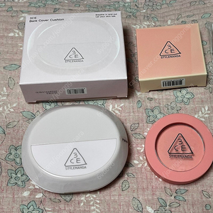 3ce 베어 커버 쿠션+블러셔 퓨어케이크