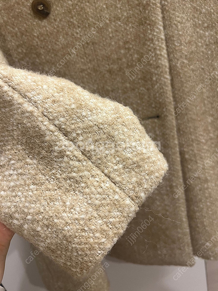 오브제 품절 하이넥 코트--3
