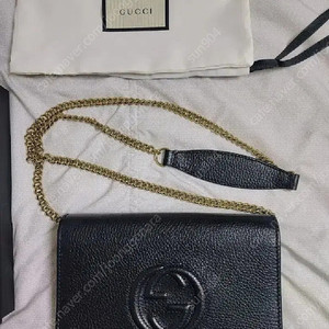 정품 구찌가방 크로스백WOC 소호 체인크로스백