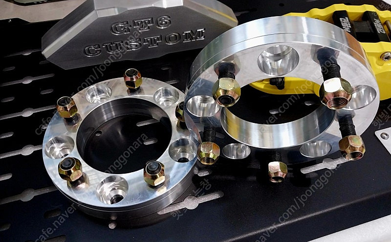 국산신품 포터2 허브스페이스 40미리 x 2 트럭캠퍼 코너링과 주행안정성 UP! 이미지