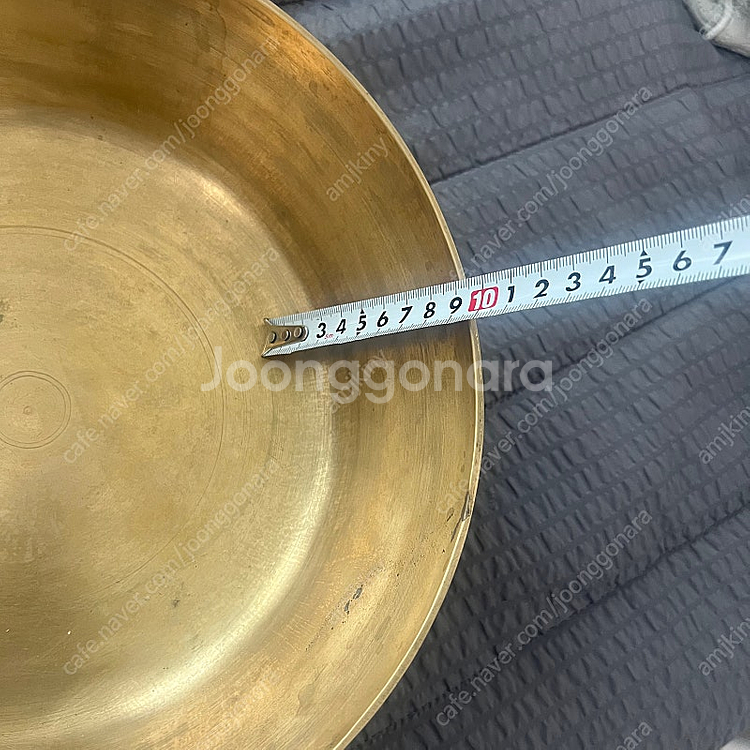유기푼주 놋그릇 대야 양푼 방짜--1