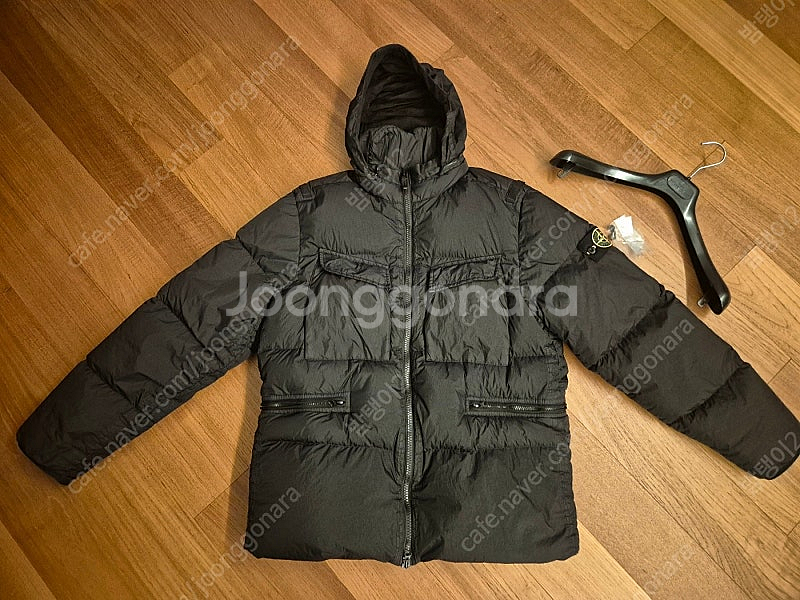 [L]스톤아일랜드 22FW 크링클랩스 패딩 블랙 백화점...--2
