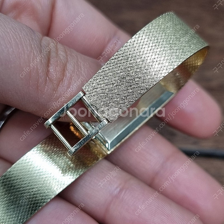 오메가 빈티지 드빌 다이아 베젤 14K금통 여성시계 (...--4