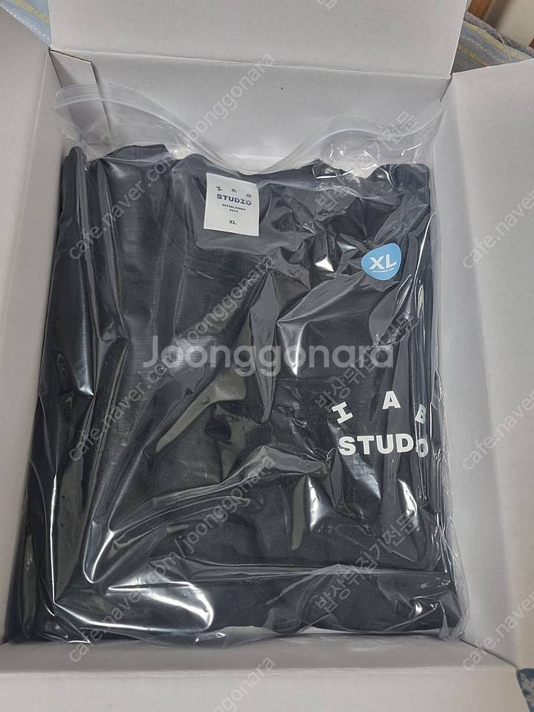 아이앱 반팔 블랙 L, XL(2벌)--0