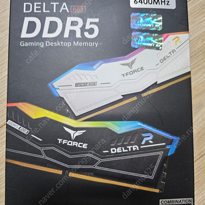 TeamGroup T-Force DDR5-6400 CL40 Delta RGB 패키지 서린 (32GB(16Gx2)) 화이트