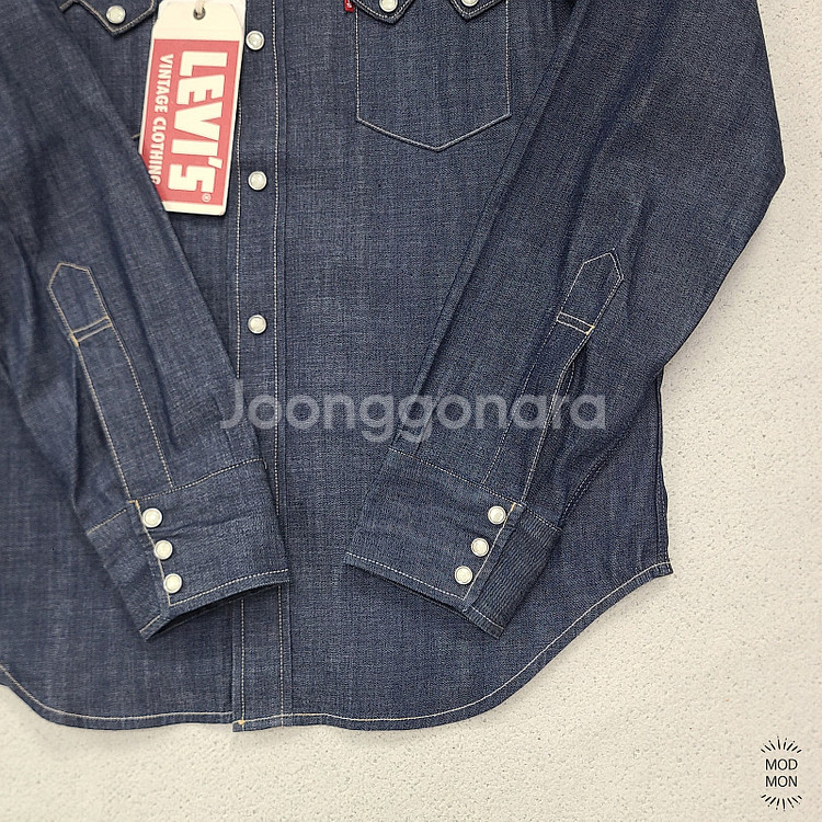 LVC RIGID 1955 웨스턴 데님 셔츠 M -새상...--3
