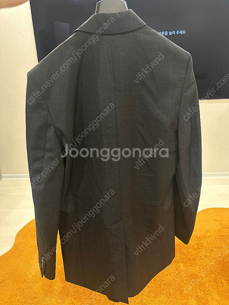 가격인하/빨질레리 수트 그레이 글렌체크 100사이즈 팝...--2