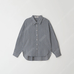 더위시 leeds 리즈 리아 체크 셔츠 네이비 색상