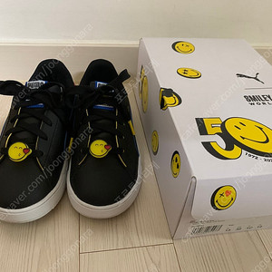 190-푸마 키즈 스마일신발 운동화 블랙