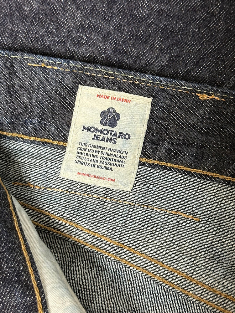 모모타로진스 클래식 스트레이트 셀비지진 30사이즈 팝니다--1