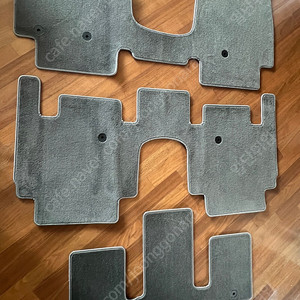 아이오닉9 6인승 릴렉션시트용 정품 바닥 매트(그레이색)