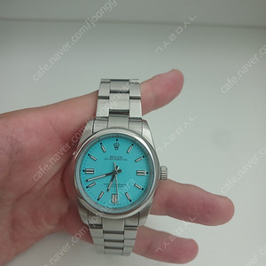 롤렉스 오이스터 퍼페츄얼 터콰이즈블루 36mm